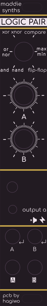 Logic Pair front panel