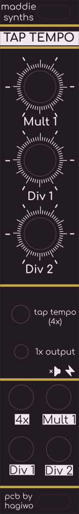 Tap Tempo panel